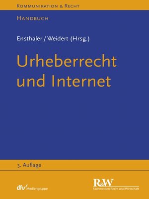 cover image of Urheberrecht und Internet